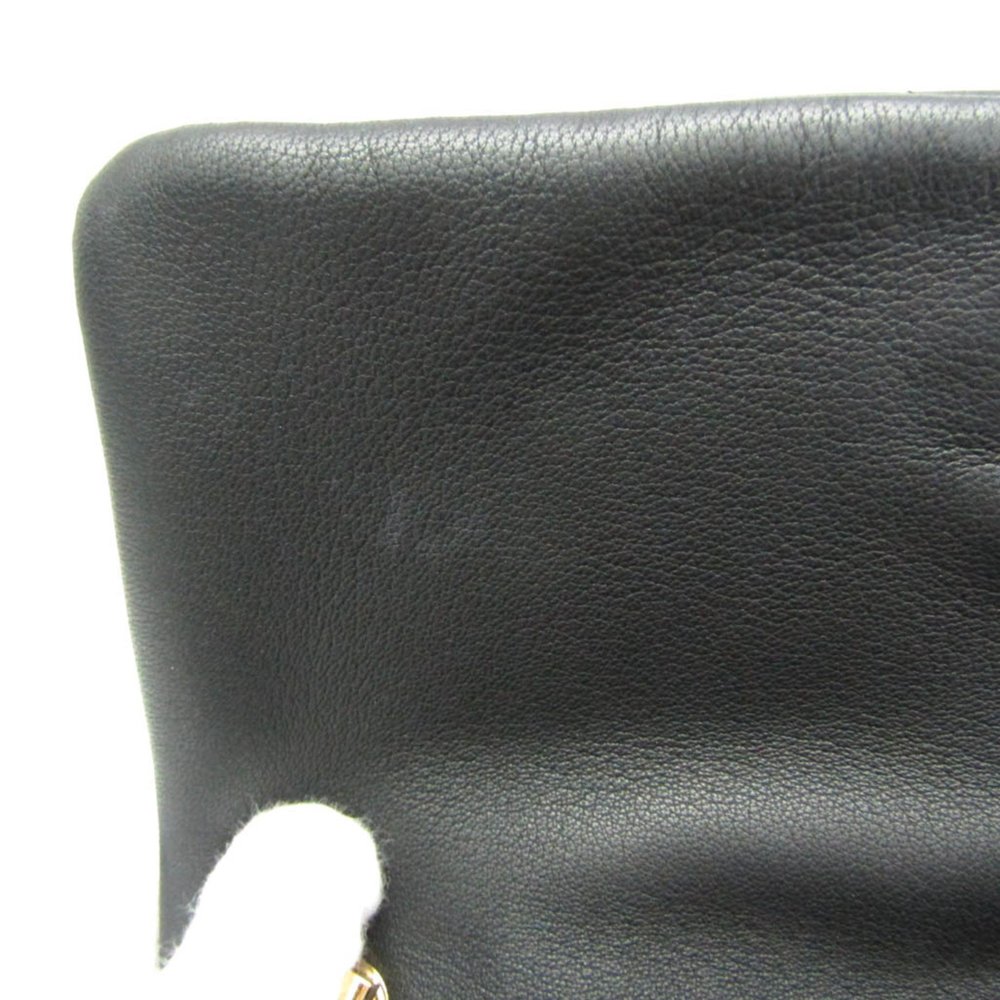 Salvatore Ferragamo Stitch AU-21 G383 Women's Leather Shoulder Bag Black - Picture 7 of 10